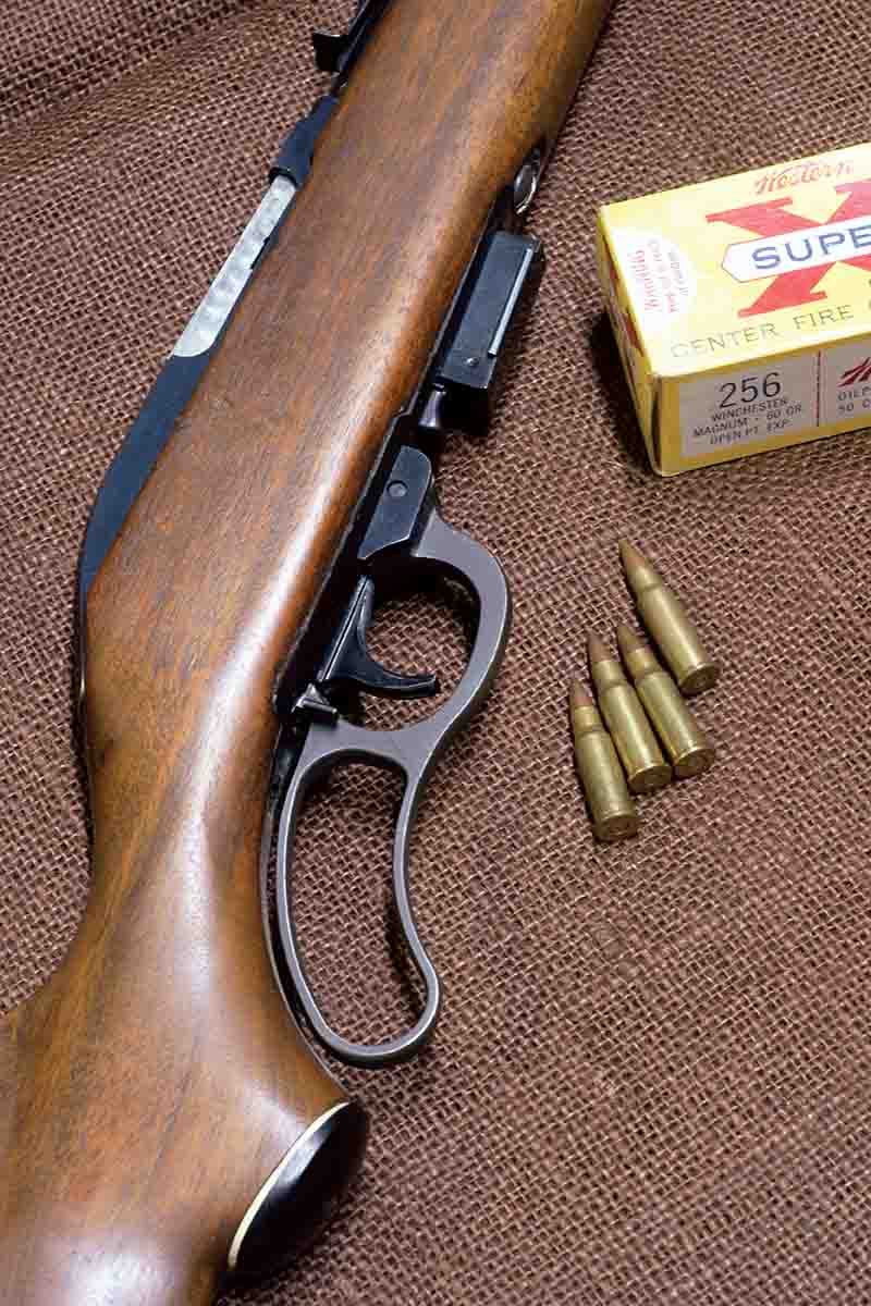 The Marlin Model 62 Levermatic was originally chambered in the equally short-lived .256 Winchester Magnum.